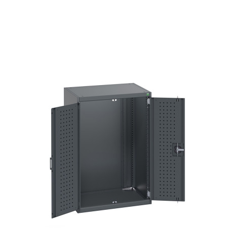 40020087 - Armoire CUBIO SMLF-8612-1 - Avec Portes Perfo - LxPxH 800x650x1200mm - Full Gris Anthracite RAL 7016 40020087 - Armoire CUBIO SMLF-8612-1 - Avec Portes Perfo - LxPxH 800x650x1200mm - Full Gris Anthracite RAL 7016
