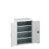 40020112 - Armoire CUBIO SMF-8612-11 - Avec Portes Perfo et 3 Tablettes - LxPxH 800x650x1200mm - Gris Clair RAL 7035 40020112 - Armoire CUBIO SMF-8612-11 - Avec Portes Perfo et 3 Tablettes - LxPxH 800x650x1200mm - Gris Clair RAL 7035