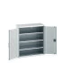 40013048 - Armoire CUBIO SMF-10512-11 - Avec Portes Perfo et 3 Tablettes - LxPxH 1050x525x1200mm - Gris Clair RAL 7035 40013048 - Armoire CUBIO SMF-10512-11 - Avec Portes Perfo et 3 Tablettes - LxPxH 1050x525x1200mm - Gris Clair RAL 7035