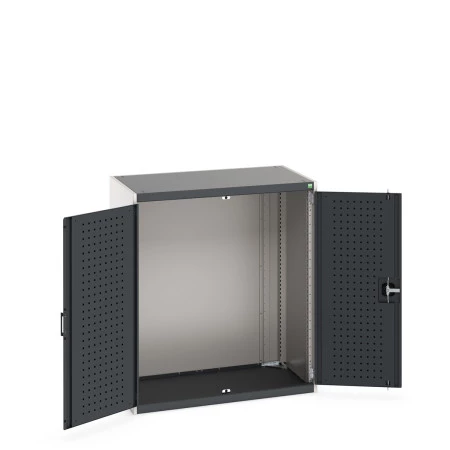 40021063 - CUBIO Armoire SMLF-10612-1 - Avec Portes Perfo - LxPxH 1050x650x1200mm - Gris Anthracite RAL 7016 40021063 - CUBIO Armoire SMLF-10612-1 - Avec Portes Perfo - LxPxH 1050x650x1200mm - Gris Anthracite RAL 7016