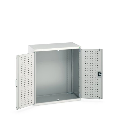 40021063 - CUBIO Armoire SMLF-10612-1 - Avec Portes Perfo - LxPxH 1050x650x1200mm - Gris Clair RAL 7035 40021063 - CUBIO Armoire SMLF-10612-1 - Avec Portes Perfo - LxPxH 1050x650x1200mm - Gris Clair RAL 7035