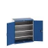 40021096 - Armoire CUBIO SMLF 10610-11 - Avec Portes Perfo et 3 Tablettes - LxPxH 1050x650x1200mm - Bleu Gentiane RAL 5010 40021096 - Armoire CUBIO SMLF 10610-11 - Avec Portes Perfo et 3 Tablettes - LxPxH 1050x650x1200mm - Bleu Gentiane RAL 5010