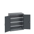 40021096 - Armoire CUBIO SMLF 10610-11 - Avec Portes Perfo et 3 Tablettes - LxPxH 1050x650x1200mm - Full Gris Anthracite RAL 7016 40021096 - Armoire CUBIO SMLF 10610-11 - Avec Portes Perfo et 3 Tablettes - LxPxH 1050x650x1200mm - Full Gris Anthracite RAL 7016