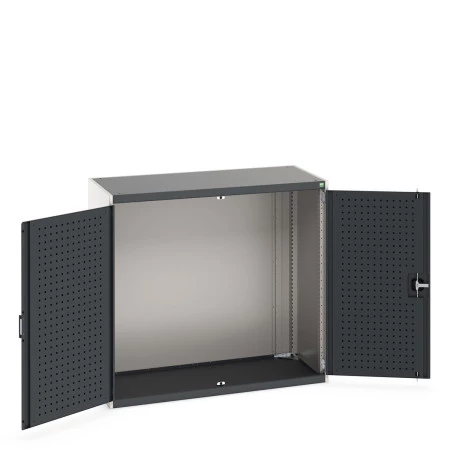 40022015 - Armoire CUBIO SMLF 13612-1 - Avec Portes Perfo - LxPxH 1300x650x1200mm - Gris Anthracite RAL 7016 40022015 - Armoire CUBIO SMLF 13612-1 - Avec Portes Perfo - LxPxH 1300x650x1200mm - Gris Anthracite RAL 7016