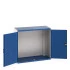 40022015 - Armoire CUBIO SMLF 13612-1 - Avec Portes Perfo - LxPxH 1300x650x1200mm - Bleu Gentiane RAL 5010 40022015 - Armoire CUBIO SMLF 13612-1 - Avec Portes Perfo - LxPxH 1300x650x1200mm - Bleu Gentiane RAL 5010