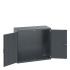 40022015 - Armoire CUBIO SMLF 13612-1 - Avec Portes Perfo - LxPxH 1300x650x1200mm - Full Gris Anthracite RAL 7016 40022015 - Armoire CUBIO SMLF 13612-1 - Avec Portes Perfo - LxPxH 1300x650x1200mm - Full Gris Anthracite RAL 7016