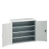 40022048 - Armoire CUBIO SMF-13612-11 - Avec Portes Perfo et 3 Tablettes - LxPxH 1300x650x1200mm - Gris Clair RAL 7035 40022048 - Armoire CUBIO SMF-13612-11 - Avec Portes Perfo et 3 Tablettes - LxPxH 1300x650x1200mm - Gris Clair RAL 7035