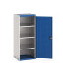40019158 - Armoire CUBIO SMF-6616-11 - Avec Portes Perfo et 3 Tablettes - LxPxH 650x650x1600mm - Bleu Gentiane RAL 5010 40019158 - Armoire CUBIO SMF-6616-11 - Avec Portes Perfo et 3 Tablettes - LxPxH 650x650x1600mm - Bleu Gentiane RAL 5010