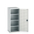 40019158 - Armoire CUBIO SMF-6616-11 - Avec Portes Perfo et 3 Tablettes - LxPxH 650x650x1600mm - Gris Clair RAL 7035 40019158 - Armoire CUBIO SMF-6616-11 - Avec Portes Perfo et 3 Tablettes - LxPxH 650x650x1600mm - Gris Clair RAL 7035