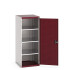 40019158 - Armoire CUBIO SMF-6616-11 - Avec Portes Perfo et 3 Tablettes - LxPxH 650x650x1600mm - Rouge Pourpre RAL 3004 40019158 - Armoire CUBIO SMF-6616-11 - Avec Portes Perfo et 3 Tablettes - LxPxH 650x650x1600mm - Rouge Pourpre RAL 3004