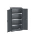 40012081 - Armoire CUBIO SMF-8516-11 - Avec Portes Perfo et 3 Tablettes - LxPxH 800x525x1600mm - Full Gris Anthracite RAL 7016 40012081 - Armoire CUBIO SMF-8516-11 - Avec Portes Perfo et 3 Tablettes - LxPxH 800x525x1600mm - Full Gris Anthracite RAL 7016
