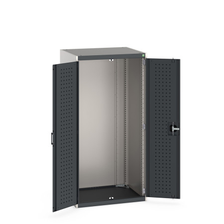 40020089 - Armoire CUBIO SMLF-8616-1 - Avec Portes Perfo - LxPxH 800x650x1600mm - Gris Anthracite RAL 7016 40020089 - Armoire CUBIO SMLF-8616-1 - Avec Portes Perfo - LxPxH 800x650x1600mm - Gris Anthracite RAL 7016