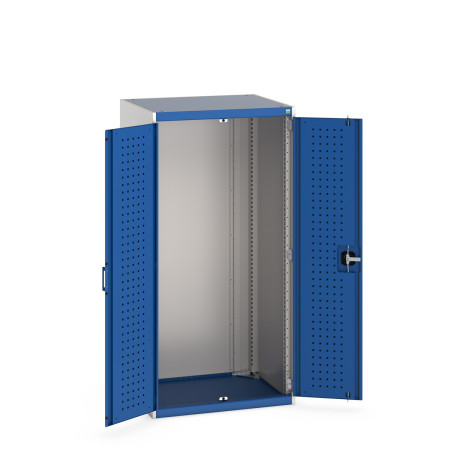 40020089 - Armoire CUBIO SMLF-8616-1 - Avec Portes Perfo - LxPxH 800x650x1600mm - Bleu Gentiane RAL 5010 40020089 - Armoire CUBIO SMLF-8616-1 - Avec Portes Perfo - LxPxH 800x650x1600mm - Bleu Gentiane RAL 5010