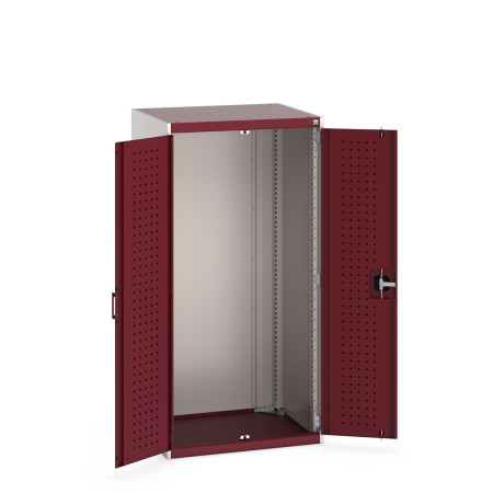 40020089 - Armoire CUBIO SMLF-8616-1 - Avec Portes Perfo - LxPxH 800x650x1600mm - Rouge Pourpre RAL 3004 40020089 - Armoire CUBIO SMLF-8616-1 - Avec Portes Perfo - LxPxH 800x650x1600mm - Rouge Pourpre RAL 3004
