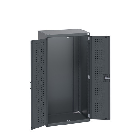40020089 - Armoire CUBIO SMLF-8616-1 - Avec Portes Perfo - LxPxH 800x650x1600mm - Full Gris Anthracite RAL 7016 40020089 - Armoire CUBIO SMLF-8616-1 - Avec Portes Perfo - LxPxH 800x650x1600mm - Full Gris Anthracite RAL 7016