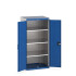 40020114 - Armoire CUBIO SMF-8616-11 - Avec Portes Perfo et 3 Tablettes - LxPxH 800x650x1600mm - Bleu Gentiane RAL 5010 40020114 - Armoire CUBIO SMF-8616-11 - Avec Portes Perfo et 3 Tablettes - LxPxH 800x650x1600mm - Bleu Gentiane RAL 5010