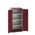 40020114 - Armoire CUBIO SMF-8616-11 - Avec Portes Perfo et 3 Tablettes - LxPxH 800x650x1600mm - Rouge Pourpre RAL 3004 40020114 - Armoire CUBIO SMF-8616-11 - Avec Portes Perfo et 3 Tablettes - LxPxH 800x650x1600mm - Rouge Pourpre RAL 3004