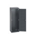 40010071 - Armoire CUBIO SMLF-5516-1 - Avec Portes Perfo - LxPxH 525x525x1600mm - Full Gris Anthracite RAL 7016 40010071 - Armoire CUBIO SMLF-5516-1 - Avec Portes Perfo - LxPxH 525x525x1600mm - Full Gris Anthracite RAL 7016