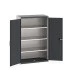 40013050 - Armoire CUBIO SMF-10516-11 - Avec Portes Perfo et 3 Tablettes - LxPxH 1050x525x1600mm - Gris Anthracite RAL 7016 40013050 - Armoire CUBIO SMF-10516-11 - Avec Portes Perfo et 3 Tablettes - LxPxH 1050x525x1600mm - Gris Anthracite RAL 7016