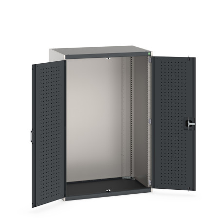 40021065 - Armoire CUBIO SMLF-10616-1 - Avec Portes Perfo - LxPxH 1050x650x1600mm - Gris Anthracite RAL 7016 40021065 - Armoire CUBIO SMLF-10616-1 - Avec Portes Perfo - LxPxH 1050x650x1600mm - Gris Anthracite RAL 7016