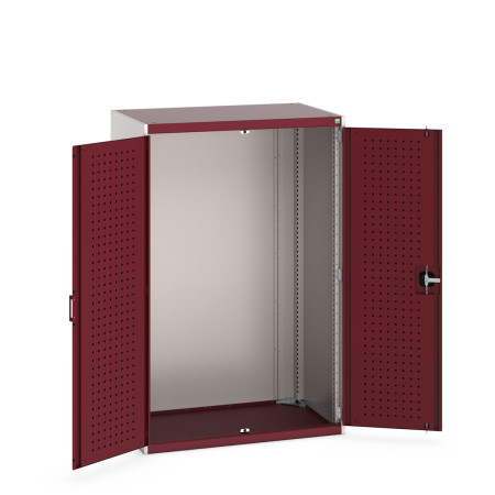 40021065 - Armoire CUBIO SMLF-10616-1 - Avec Portes Perfo - LxPxH 1050x650x1600mm - Rouge Pourpre RAL 3004 40021065 - Armoire CUBIO SMLF-10616-1 - Avec Portes Perfo - LxPxH 1050x650x1600mm - Rouge Pourpre RAL 3004