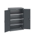 40021098 - Armoire CUBIO SMF-10616-11 - Avec Portes Perfo et 3 Tablettes - LxPxH 1050x650x1600mm - Full Gris Anthracite RAL 7016 40021098 - Armoire CUBIO SMF-10616-11 - Avec Portes Perfo et 3 Tablettes - LxPxH 1050x650x1600mm - Full Gris Anthracite RAL 7016