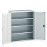 40014050 - Armoire CUBIO SMF-13516-11 - Avec Portes Perfo et 3 Tablettes - LxPxH 1300x525x1600mm - Gris Clair RAL 7035 40014050 - Armoire CUBIO SMF-13516-11 - Avec Portes Perfo et 3 Tablettes - LxPxH 1300x525x1600mm - Gris Clair RAL 7035