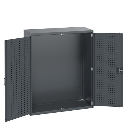 40022017 - Armoire CUBIO SMLF-13616-1 - Avec Portes Perfo - LxPxH 1300x650x1600mm - Full Gris Anthracite RAL 7016 40022017 - Armoire CUBIO SMLF-13616-1 - Avec Portes Perfo - LxPxH 1300x650x1600mm - Full Gris Anthracite RAL 7016
