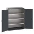40022050 - Armoire CUBIO SMF-13616-11 - Avec Portes Perfo et 3 Tablettes - LxPxH 1300x650x1600mm - Gris Anthracite RAL 7016 40022050 - Armoire CUBIO SMF-13616-11 - Avec Portes Perfo et 3 Tablettes - LxPxH 1300x650x1600mm - Gris Anthracite RAL 7016