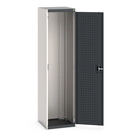 40010073 - Armoire CUBIO SMLF-5520-1 - Avec Portes Perfo - LxPxH 525x525x2000mm - Gris Anthracite RAL 7016 40010073 - Armoire CUBIO SMLF-5520-1 - Avec Portes Perfo - LxPxH 525x525x2000mm - Gris Anthracite RAL 7016