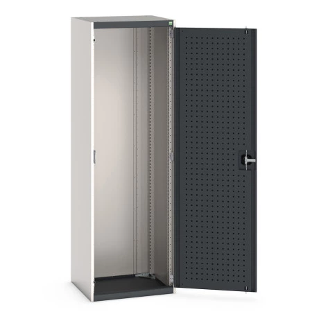 40011019 - Armoire CUBIO SMLF-6520-1 - Avec Portes Perfo - LxPxH 650x525x2000mm - Gris Anthracite RAL 7016 40011019 - Armoire CUBIO SMLF-6520-1 - Avec Portes Perfo - LxPxH 650x525x2000mm - Gris Anthracite RAL 7016