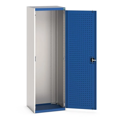 40011019 - Armoire CUBIO SMLF-6520-1 - Avec Portes Perfo - LxPxH 650x525x2000mm - Bleu Gentiane RAL 5010 40011019 - Armoire CUBIO SMLF-6520-1 - Avec Portes Perfo - LxPxH 650x525x2000mm - Bleu Gentiane RAL 5010