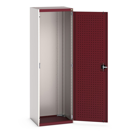 40011019 - Armoire CUBIO SMLF-6520-1 - Avec Portes Perfo - LxPxH 650x525x2000mm - Rouge Pourpre RAL 3004 40011019 - Armoire CUBIO SMLF-6520-1 - Avec Portes Perfo - LxPxH 650x525x2000mm - Rouge Pourpre RAL 3004