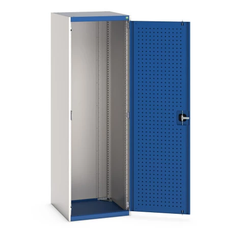 40019095 - Armoire CUBIO SMLF-6620-1 - Avec Portes Perfo - LxPxH 650x650x2000mm - Bleu Gentiane RAL 5010 40019095 - Armoire CUBIO SMLF-6620-1 - Avec Portes Perfo - LxPxH 650x650x2000mm - Bleu Gentiane RAL 5010