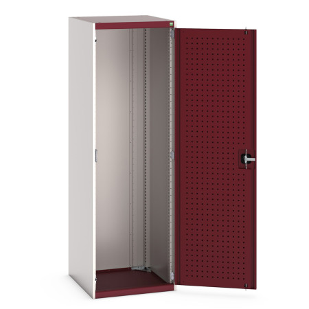 40019095 - Armoire CUBIO SMLF-6620-1 - Avec Portes Perfo - LxPxH 650x650x2000mm - Rouge Pourpre RAL 3004 40019095 - Armoire CUBIO SMLF-6620-1 - Avec Portes Perfo - LxPxH 650x650x2000mm - Rouge Pourpre RAL 3004