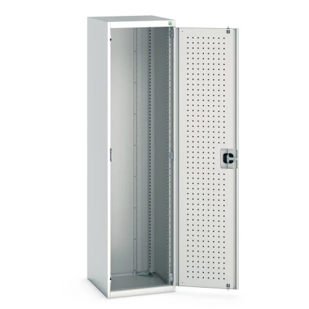 40010073 - Armoire CUBIO SMLF-5520-1 - Avec Portes Perfo - LxPxH 525x525x2000mm - Gris Clair RAL 7035 40010073 - Armoire CUBIO SMLF-5520-1 - Avec Portes Perfo - LxPxH 525x525x2000mm - Gris Clair RAL 7035