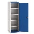 40019125 - Armoire CUBIO SMF-6620-12 - Avec Portes Perfo et 4 Tablettes - LxPxH 650x650x2000mm - Bleu Gentiane RAL 5010 40019125 - Armoire CUBIO SMF-6620-12 - Avec Portes Perfo et 4 Tablettes - LxPxH 650x650x2000mm - Bleu Gentiane RAL 5010