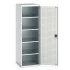 40019125 - Armoire CUBIO SMF-6620-12 - Avec Portes Perfo et 4 Tablettes - LxPxH 650x650x2000mm - Gris Clair RAL 7035 40019125 - Armoire CUBIO SMF-6620-12 - Avec Portes Perfo et 4 Tablettes - LxPxH 650x650x2000mm - Gris Clair RAL 7035