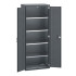 40012084 - Armoire CUBIO SMF-8520-12 - Avec Portes Perfo et 4 Tablettes - LxPxH 800x525x2000mm - Full Gris Anthracite RAL 7016 40012084 - Armoire CUBIO SMF-8520-12 - Avec Portes Perfo et 4 Tablettes - LxPxH 800x525x2000mm - Full Gris Anthracite RAL 7016