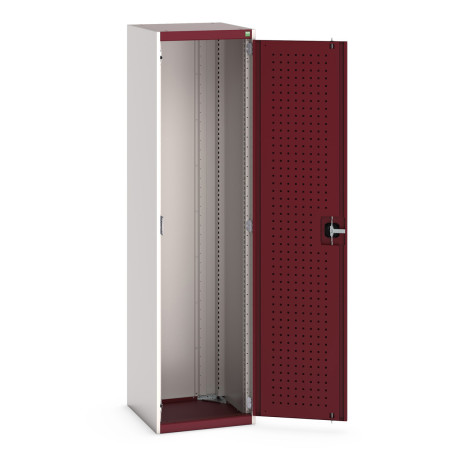 40010073 - Armoire CUBIO SMLF-5520-1 - Avec Portes Perfo - LxPxH 525x525x2000mm - Rouge Pourpre RAL 3004 40010073 - Armoire CUBIO SMLF-5520-1 - Avec Portes Perfo - LxPxH 525x525x2000mm - Rouge Pourpre RAL 3004