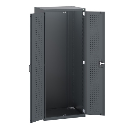 40020091 - CUBIO Armoire SMLF-8620-1 - Avec Portes Perfo - LxPxH 800x650x2000mm - Full Gris Anthracite RAL 7016 40020091 - CUBIO Armoire SMLF-8620-1 - Avec Portes Perfo - LxPxH 800x650x2000mm - Full Gris Anthracite RAL 7016
