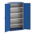 40021101 - Armoire CUBIO SMF-10620-12 - Avec Portes Perfo et 4 Tablettes - LxPxH 1050x650x2000mm - Bleu Gentiane RAL 5010 40021101 - Armoire CUBIO SMF-10620-12 - Avec Portes Perfo et 4 Tablettes - LxPxH 1050x650x2000mm - Bleu Gentiane RAL 5010