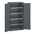 40021101 - Armoire CUBIO SMF-10620-12 - Avec Portes Perfo et 4 Tablettes - LxPxH 1050x650x2000mm - Full Gris Anthracite RAL 7016 40021101 - Armoire CUBIO SMF-10620-12 - Avec Portes Perfo et 4 Tablettes - LxPxH 1050x650x2000mm - Full Gris Anthracite RAL 7016