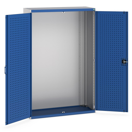 40014019 - CUBIO Armoire SMLF-13520-1 - Avec Portes Perfo - LxPxH 1300x525x2000mm - Bleu Gentiane RAL 5010 40014019 - CUBIO Armoire SMLF-13520-1 - Avec Portes Perfo - LxPxH 1300x525x2000mm - Bleu Gentiane RAL 5010