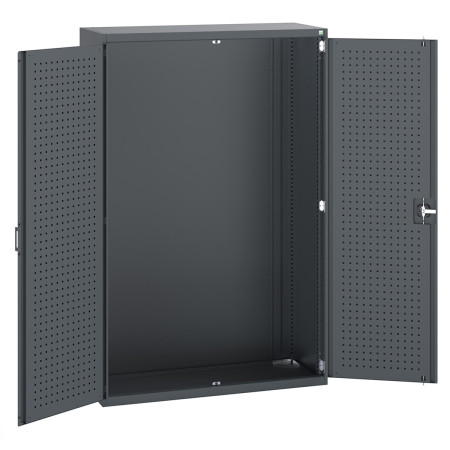 40014019 - CUBIO Armoire SMLF-13520-1 - Avec Portes Perfo - LxPxH 1300x525x2000mm - Full Gris Anthracite RAL 7016 40014019 - CUBIO Armoire SMLF-13520-1 - Avec Portes Perfo - LxPxH 1300x525x2000mm - Full Gris Anthracite RAL 7016