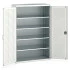40022053 - Armoire CUBIO SMF-13620-12 - Avec Portes Perfo et 4 Tablettes - LxPxH 1300x650x2000mm - Gris Clair RAL 7035 40022053 - Armoire CUBIO SMF-13620-12 - Avec Portes Perfo et 4 Tablettes - LxPxH 1300x650x2000mm - Gris Clair RAL 7035