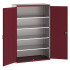 40022053 - Armoire CUBIO SMF-13620-12 - Avec Portes Perfo et 4 Tablettes - LxPxH 1300x650x2000mm - Rouge Pourpre RAL 3004 40022053 - Armoire CUBIO SMF-13620-12 - Avec Portes Perfo et 4 Tablettes - LxPxH 1300x650x2000mm - Rouge Pourpre RAL 3004