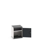 40010095 - Armoire CUBIO SMF-556-11 - Avec Portes Perfo et 1 Tablette - LxPxH 525x525x600mm - Gris Anthracite RAL 7016 40010095 - Armoire CUBIO SMF-556-11 - Avec Portes Perfo et 1 Tablette - LxPxH 525x525x600mm - Gris Anthracite RAL 7016