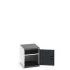40018110 - Armoire CUBIO SMF-566-11 - Avec Portes Perfo et 1 Tablette - LxPxH 525x650x600mm - Gris Anthracite RAL 7016 40018110 - Armoire CUBIO SMF-566-11 - Avec Portes Perfo et 1 Tablette - LxPxH 525x650x600mm - Gris Anthracite RAL 7016