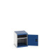 40018110 - Armoire CUBIO SMF-566-11 - Avec Portes Perfo et 1 Tablette - LxPxH 525x650x600mm - Bleu Gentiane RAL 5010 40018110 - Armoire CUBIO SMF-566-11 - Avec Portes Perfo et 1 Tablette - LxPxH 525x650x600mm - Bleu Gentiane RAL 5010